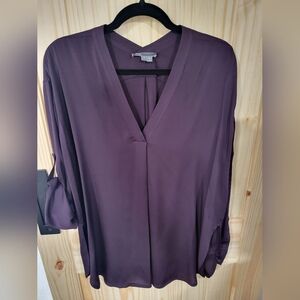 Vince Deep Purple Women's Blouse